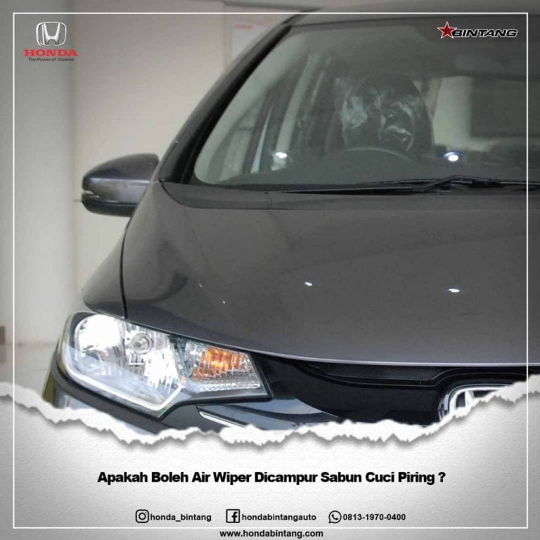 Apakah Boleh Air Wiper Dicampur Sabun Cuci Piring