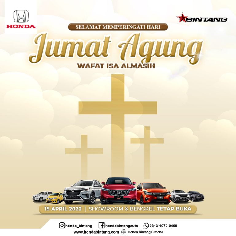 Selamat Memperingati Jumat Agung | Kami Tetap Buka