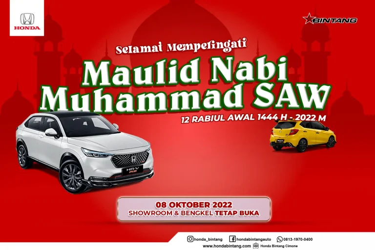 Selamat Memperingati Hari Maulid Nabi Muhammad SAW 1444 H