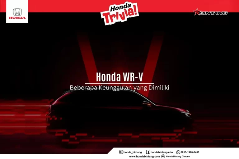 Fakta Unik Honda WR-V, Small SUV Pertama Honda Indonesia