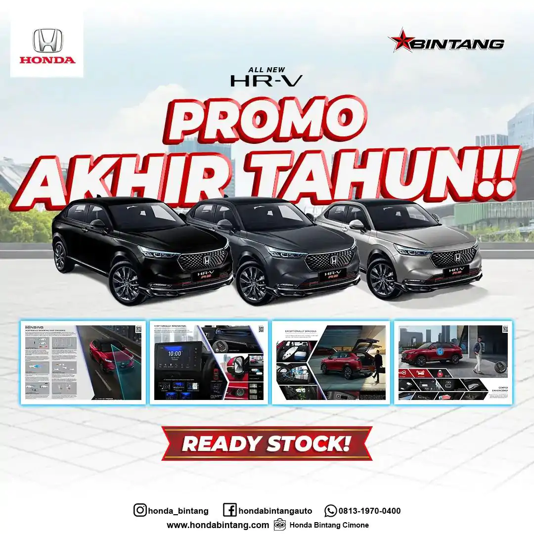 Promo Akhir Tahun | Ready Stock All New Honda HRV