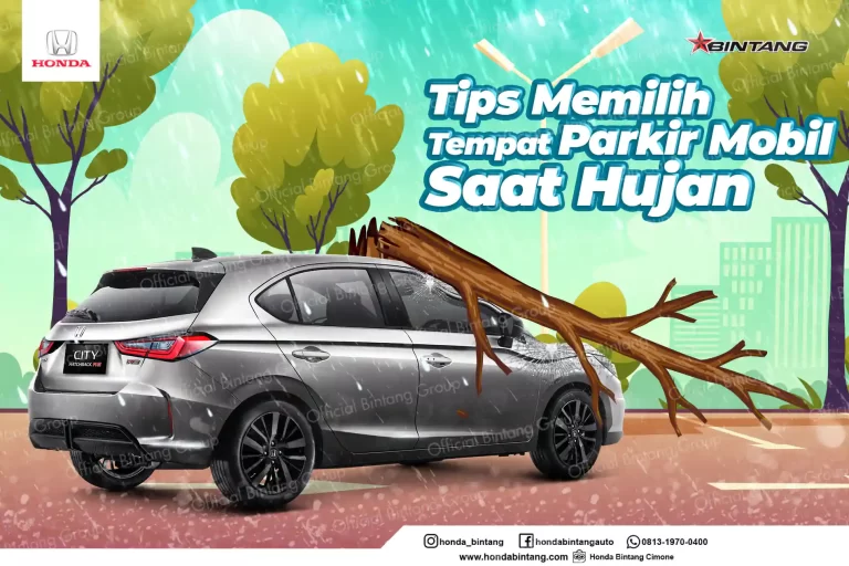 Tips Memilih Tempat Parkir Mobil Saat Hujan