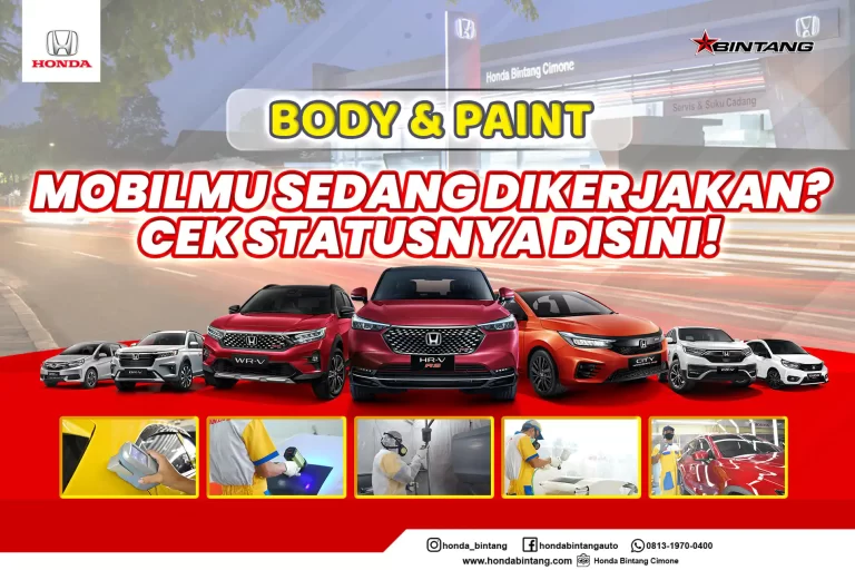 Cara Cek Progress Body Repair