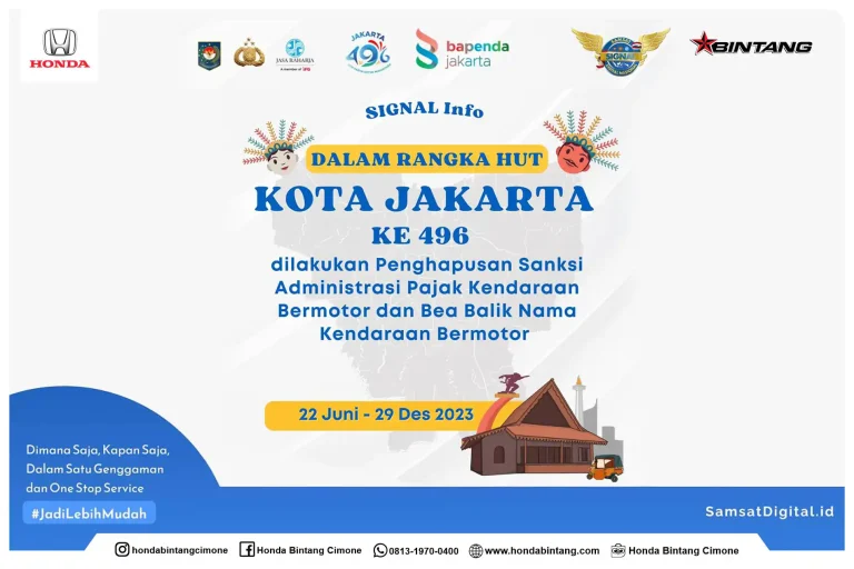 Pemutihan pajak kendaraan bermotor 2023