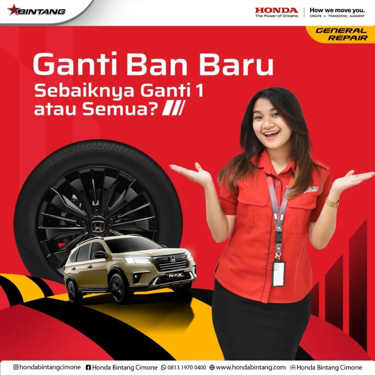 ganti ban baru 1 atau semua