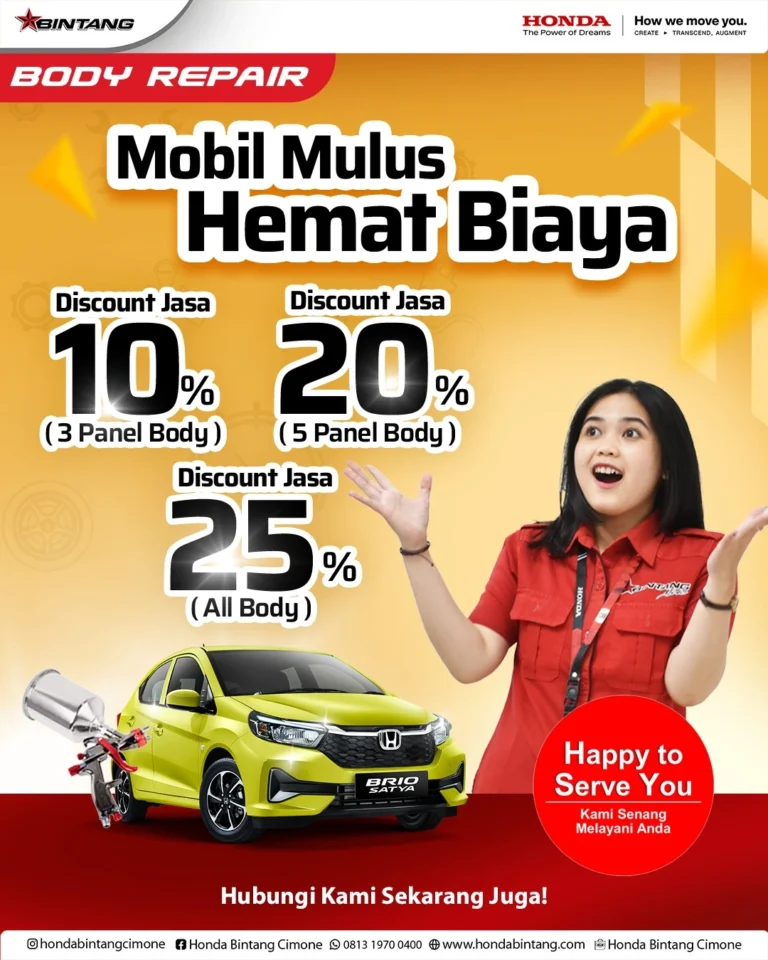 Promo Gebyar Diskon Body Repair Mei 2025