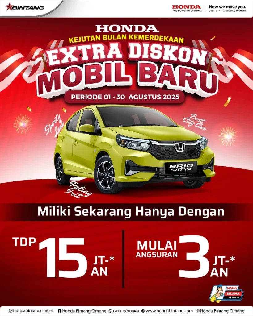 promo honda spesial merdeka 2025