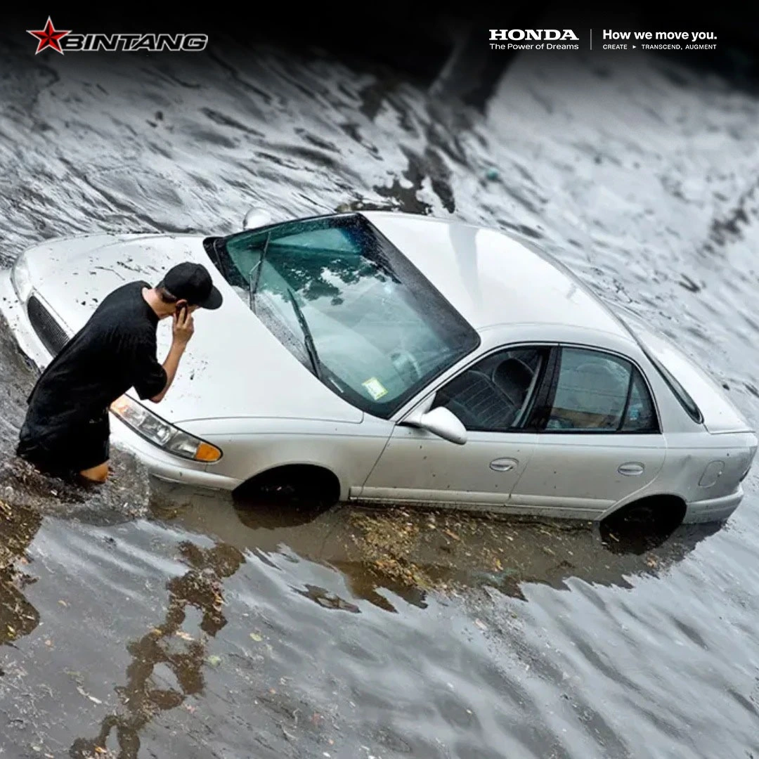 Penanganan cepat untuk mobil terendam banjir