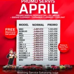 Promo Service Mobil Honda April 2026 port