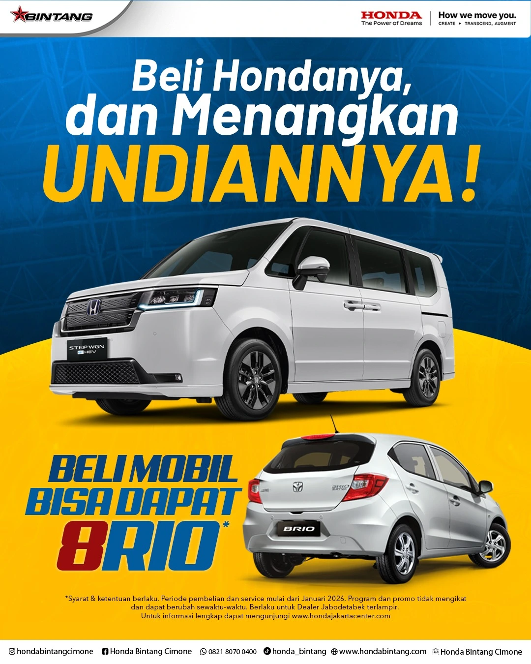 Beli Mobil Bisa Dapet Mobil Lagi! Yuk Gas Sekarang Juga!